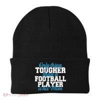 Football Player Tough Mom Beanie thumb 0