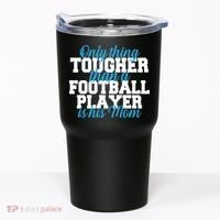 Football Player Tough Mom Tumbler thumb 0