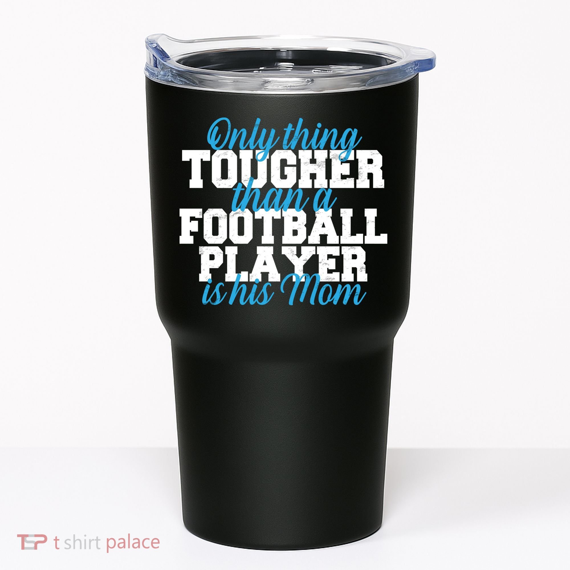 Football Player Tough Mom Tumbler