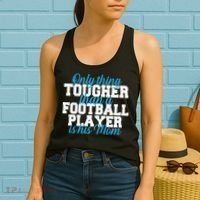 Football Player Tough Mom Women's Tank Top thumb 2