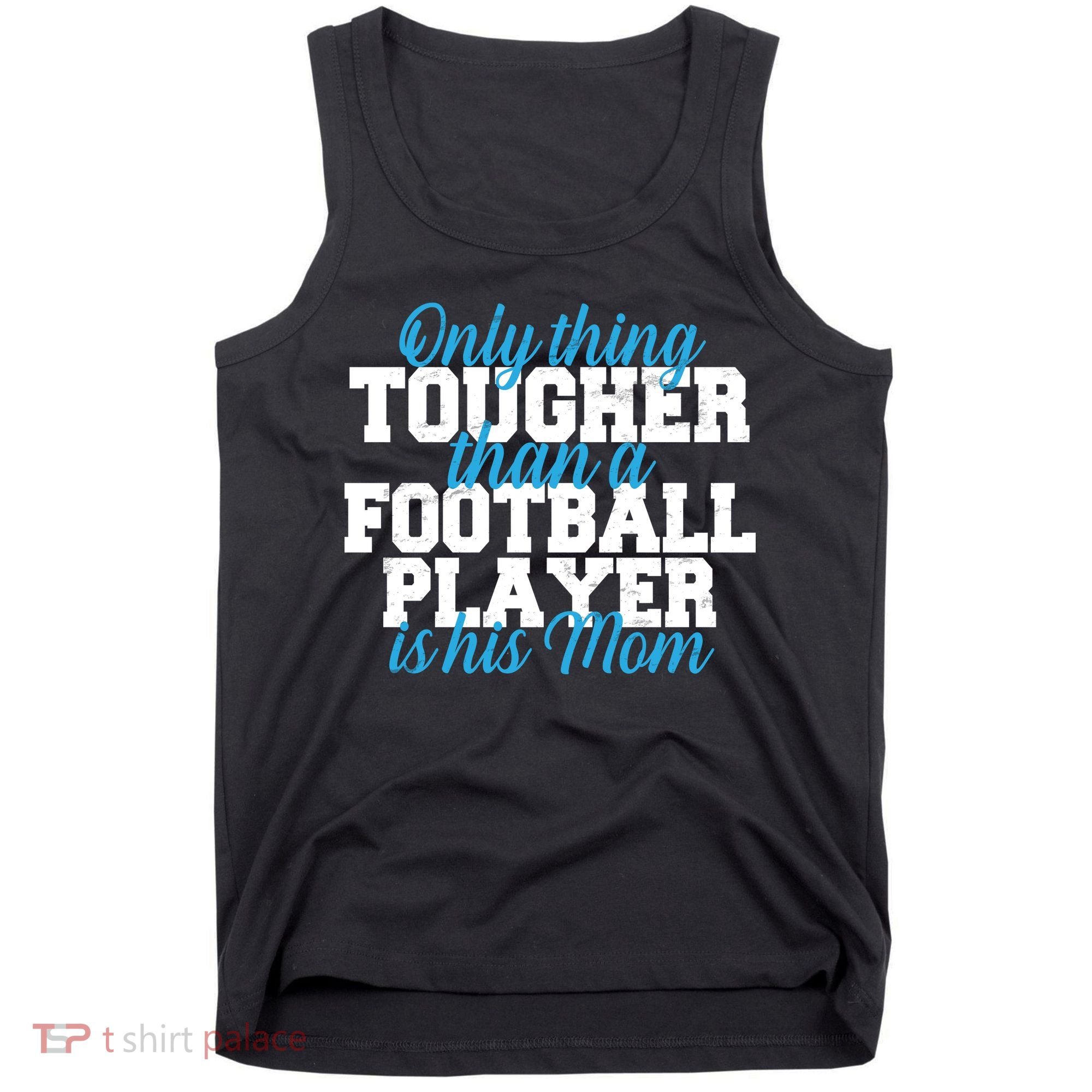 Football Player Tough Mom Tank Top