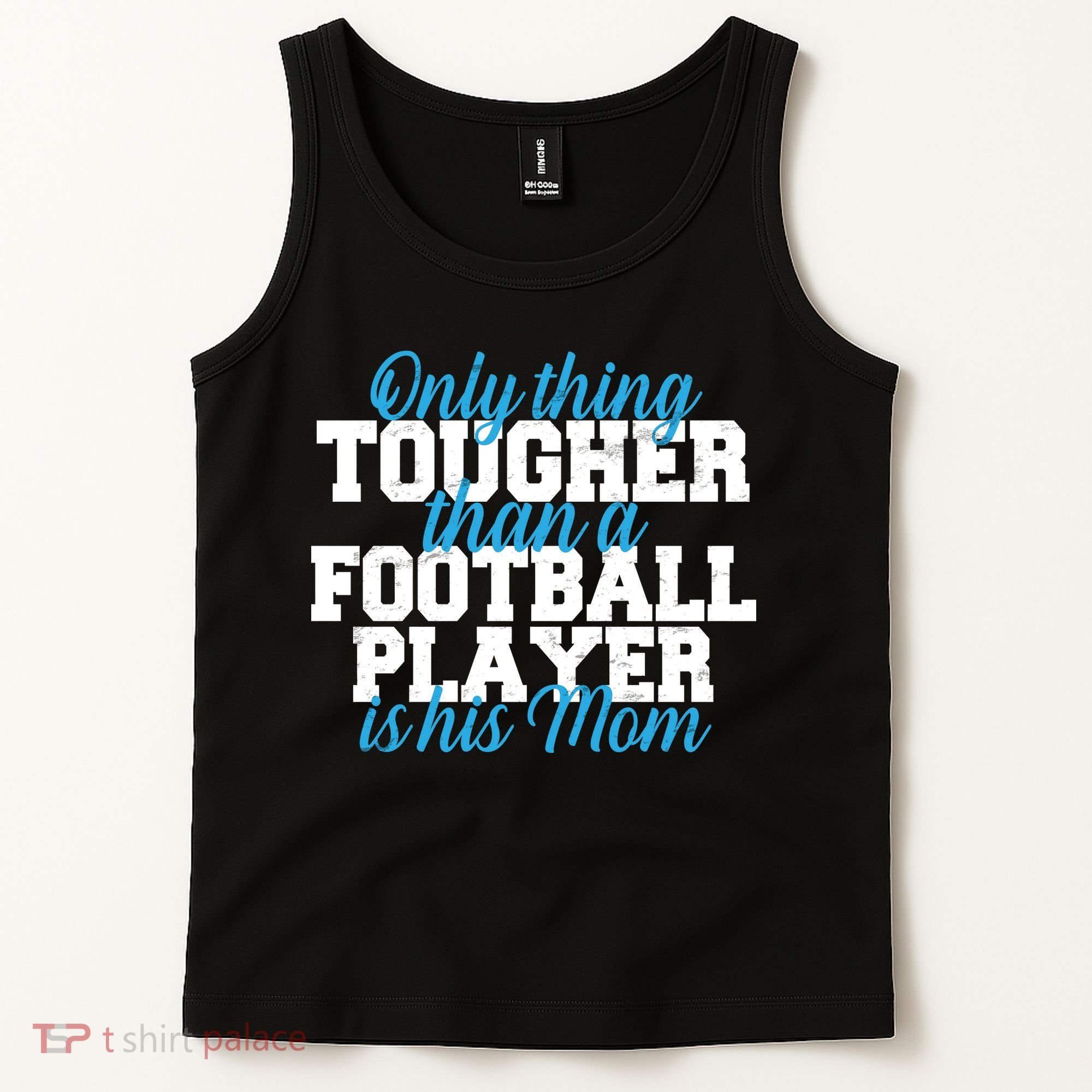 Football Player Tough Mom Tank Top