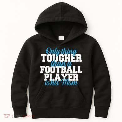 Football Player Tough Mom Kids Hoodie