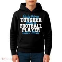 Football Player Tough Mom Kids Hoodie thumb 4