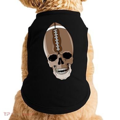 Football Skeleton Skull Doggie Tank