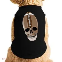 Football Skeleton Skull Doggie Tank thumb 0