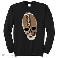 Football Skeleton Skull Sweatshirt thumb 0