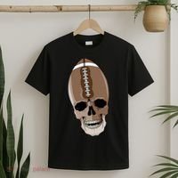 Football Skeleton Skull T-Shirt thumb 2