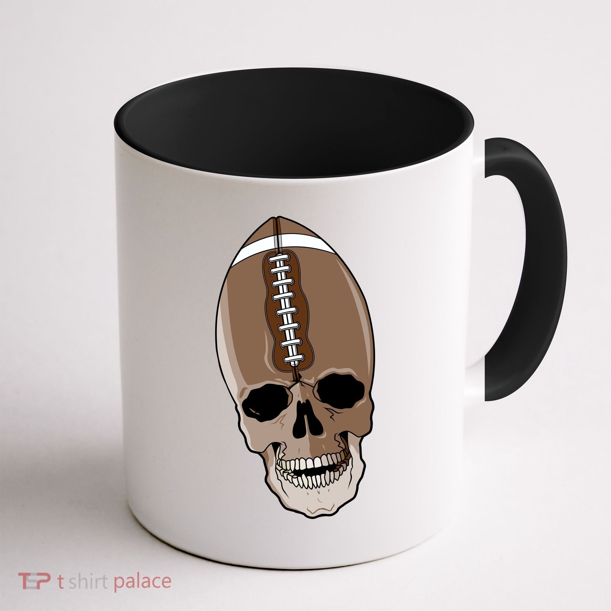 Football Skeleton Skull Coffee Mug