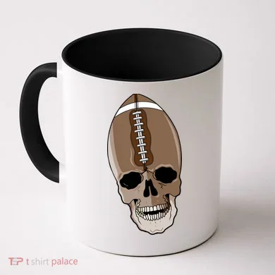 Football Skeleton Skull Coffee Mug