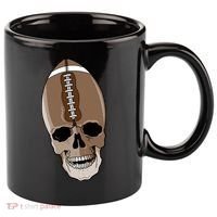 Football Skeleton Skull 11oz C Handle Ceramic Mug thumb 0