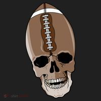 Football Skeleton Skull Hat thumb 2
