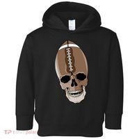 Football Skeleton Skull Toddler Hoodie thumb 0