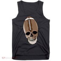Football Skeleton Skull Tank Top thumb 0