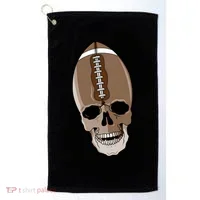 Football Skeleton Skull Golf Towel thumb 0