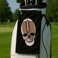 Football Skeleton Skull Golf Towel thumb 2