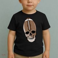 Football Skeleton Skull Toddler T-Shirt thumb 2
