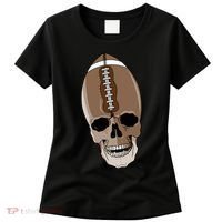 Football Skeleton Skull Women's T-Shirt thumb 0