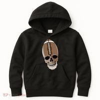 Football Skeleton Skull Kids Hoodie thumb 0