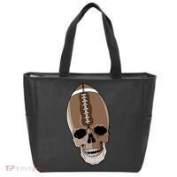 Football Skeleton Skull Tote Bag thumb 0