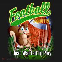 Football Squirrel Runs On The Field Funny Visor thumb 3