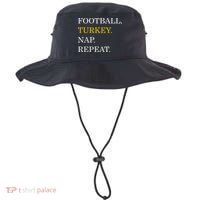 Football Turkey Nap Repeat Thanksgiving Bucket Hat thumb 0