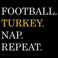 Football Turkey Nap Repeat Thanksgiving Women's Hoodie thumb 2