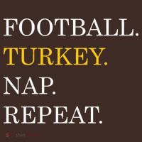 Football Turkey Nap Repeat Thanksgiving Coaster thumb 2