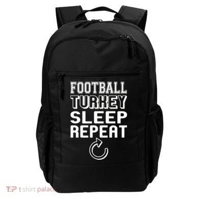 Football Turkey Sleep Repeat Backpack