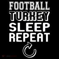 Football Turkey Sleep Repeat Visor thumb 3