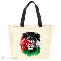 Flag Of Palestine Lion Face Palestine Flag Tote Bag thumb 0