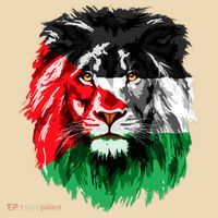 Flag Of Palestine Lion Face Palestine Flag Tote Bag thumb 4