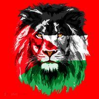 Flag Of Palestine Lion Face Palestine Flag Santa Hat thumb 1