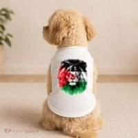 Flag Of Palestine Lion Face Palestine Flag Doggie Tank thumb 2