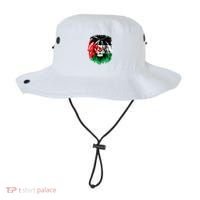 Flag Of Palestine Lion Face Palestine Flag Bucket Hat thumb 0