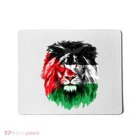 Flag Of Palestine Lion Face Palestine Flag Mousepad thumb 0