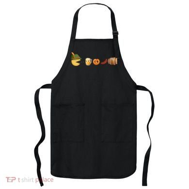 Funny Oktoberfest Pac Man Game Apron