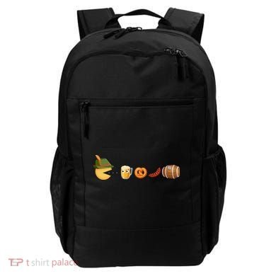 Funny Oktoberfest Pac Man Game Backpack