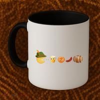 Funny Oktoberfest Pac Man Game Coffee Mug thumb 2