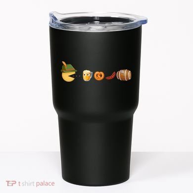 Funny Oktoberfest Pac Man Game Tumbler