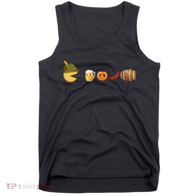 Funny Oktoberfest Pac Man Game Tank Top