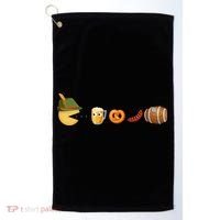 Funny Oktoberfest Pac Man Game Golf Towel thumb 0