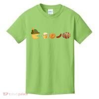 Funny Oktoberfest Pac Man Game Kids T-Shirt thumb 0