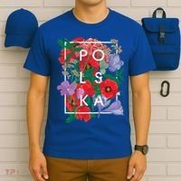 Flowers Of Poland Word Art Gift Polska Polish Pride Cool Gift T-Shirt thumb 6