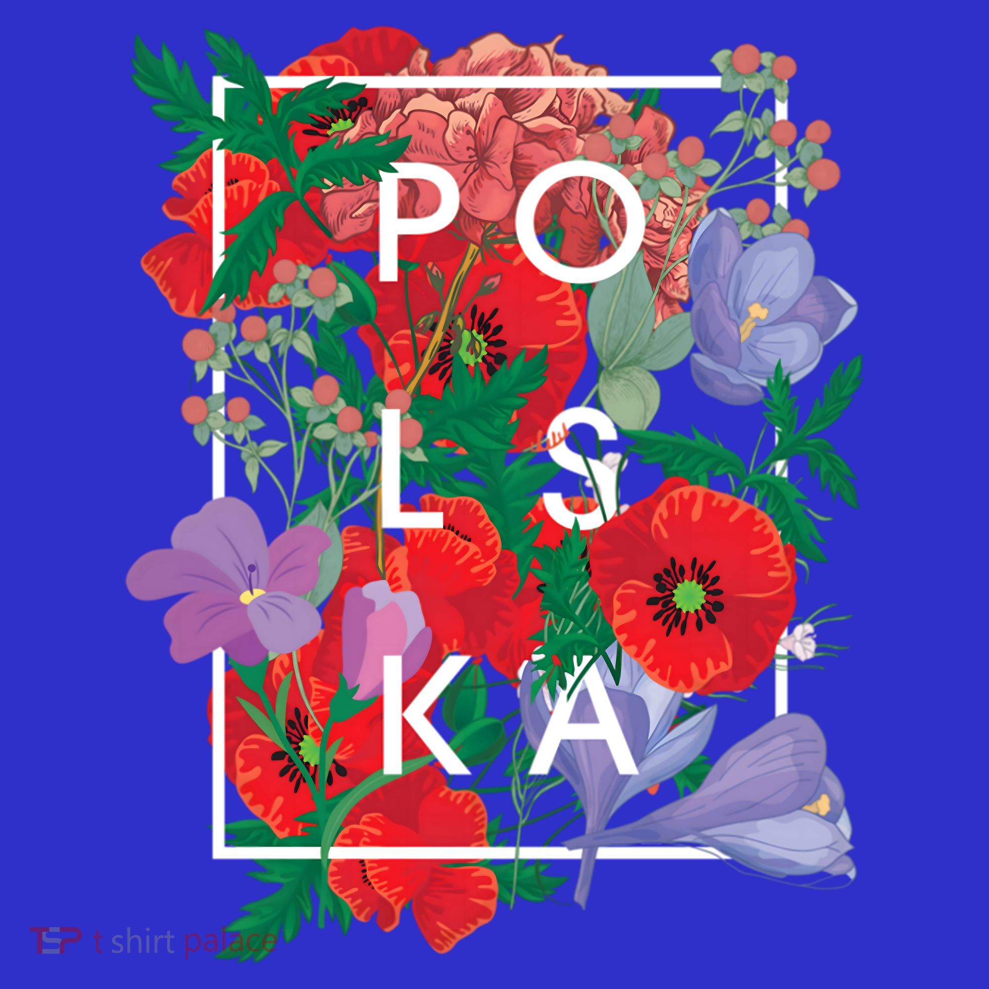 Flowers Of Poland Word Art Gift Polska Polish Pride Cool Gift Polo