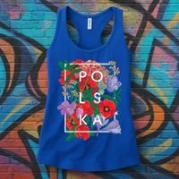Flowers Of Poland Word Art Gift Polska Polish Pride Cool Gift Women's Tank Top thumb 3