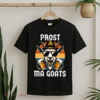 Funny Oktoberfest Prost Ma Goats Beer Festival T-Shirt thumb 2