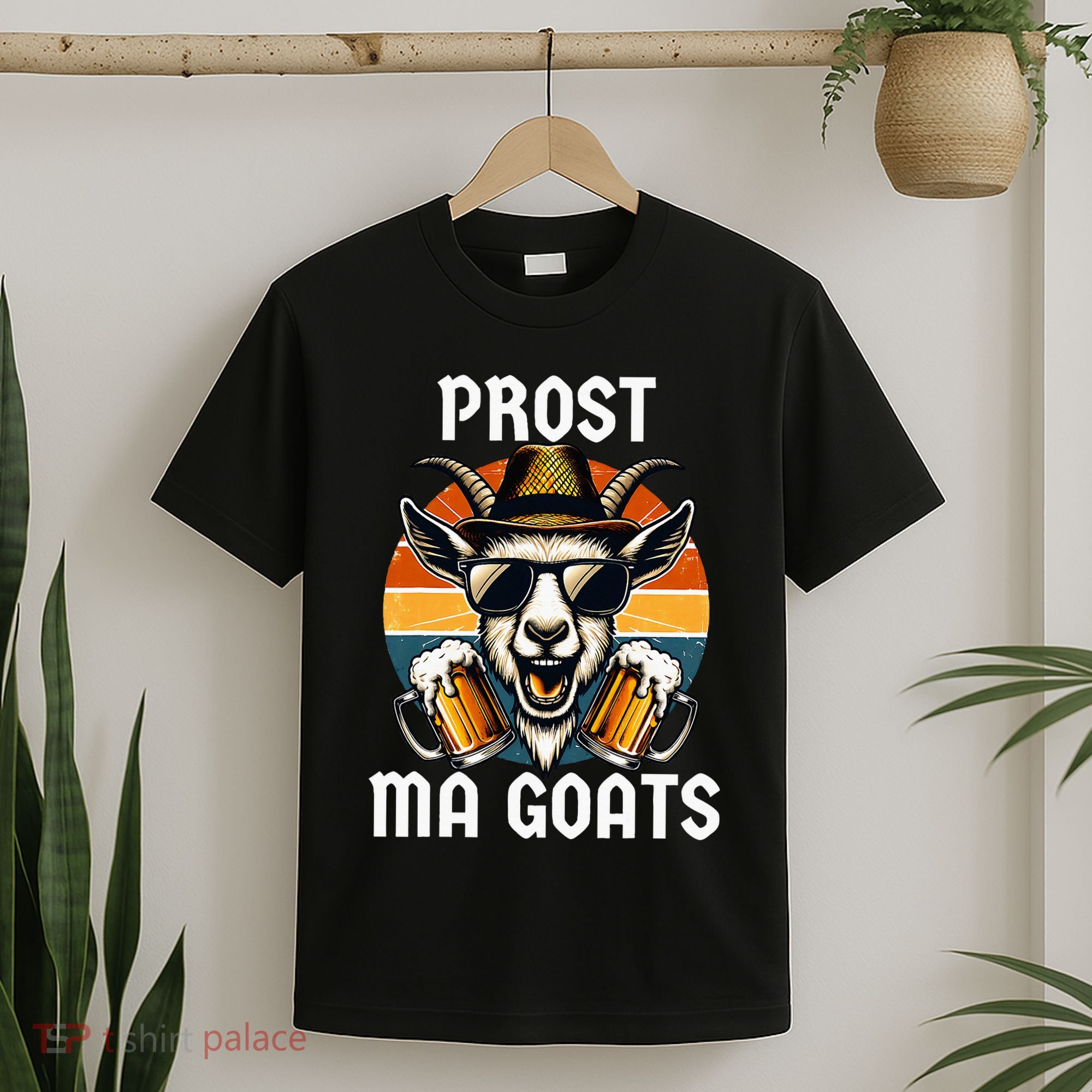 Funny Oktoberfest Prost Ma Goats Beer Festival T-Shirt