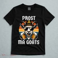 Funny Oktoberfest Prost Ma Goats Beer Festival T-Shirt thumb 5