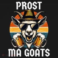 Funny Oktoberfest Prost Ma Goats Beer Festival Bucket Hat thumb 4